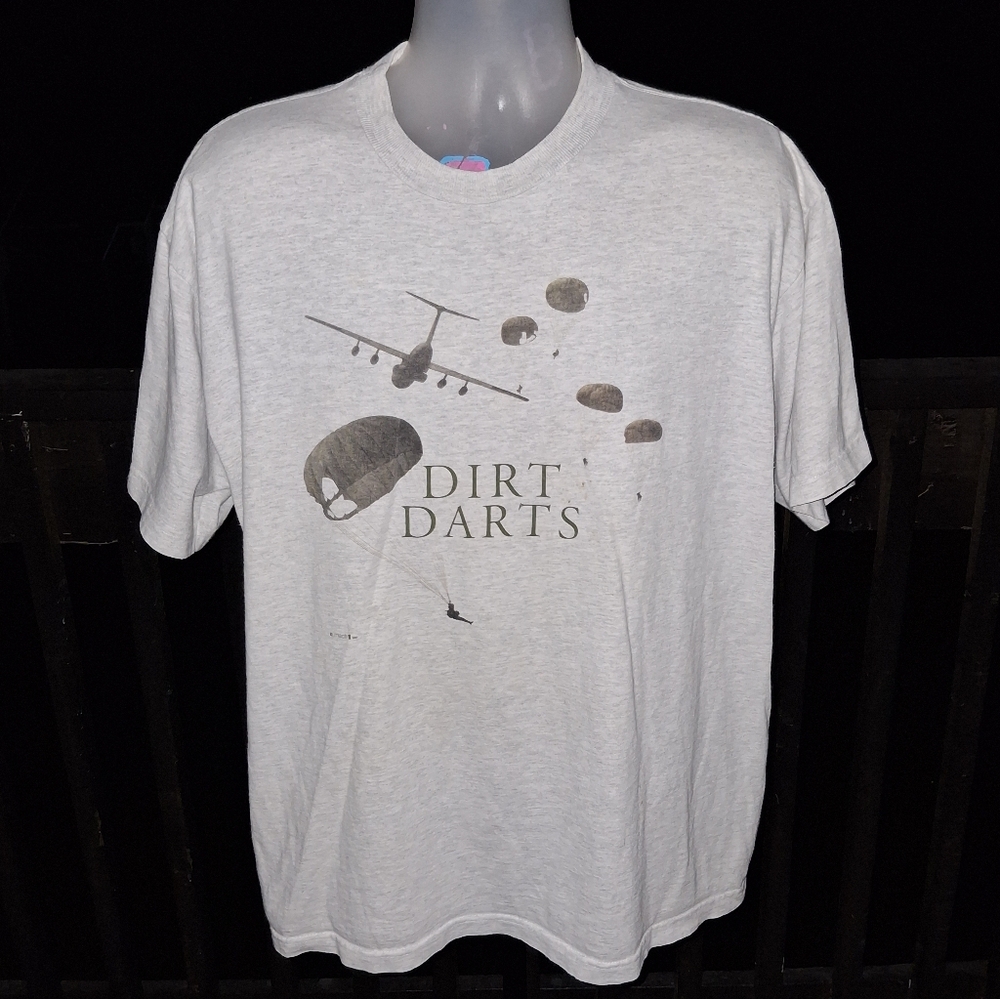 Vintage ARMY Dirt Darts T Shirt Size XL